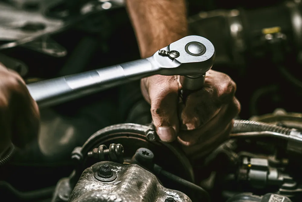 A Loose Accessory Belt Can Make Knocking Sounds in the Engine